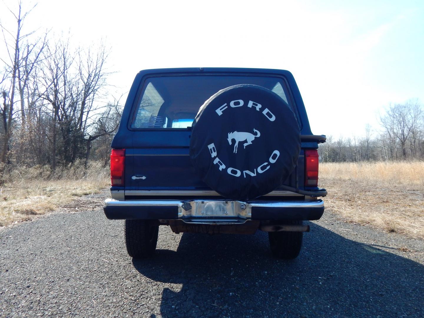 1988 Blue /Tan Ford Bronco II 4WD (1FMCU14T6JU) with an 2.9L V6 OHV 12V engine, 4-Speed Automatic Overdrive transmission, located at 6528 Lower York Road, New Hope, PA, 18938, (215) 862-9555, 40.358707, -74.977882 - Here we have a 1988 Ford Bronco 2 with a 2.9L V6 putting power to a 4x4 automatic transmission. Options include: tan cloth interior, heat/AC, XD Vision radio, power windows, cruise control, tilt steering wheel, front/rear defrost windows, spare tire cover, 15 inch alloy wheels with 4 Solarus AP tire - Photo#16